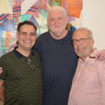 Alberto Saraiva, John Nicholson e Luiz Aquila