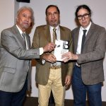 Antônio Carlos Secchin, Merval Pereira e Geraldo Carneiro