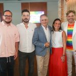 Mateus Alves, Carlos Tufson, Roberto, Roberta Werner e Bruno Chateaubriand