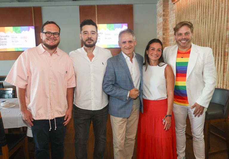 Mateus Alves, Carlos Tufson, Roberto, Roberta Werner e Bruno Chateaubriand