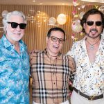 Vinicius Fernandes entre Mauricio e Bernardo Valansi