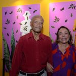 Seu Candinho e Fátima Farkas.