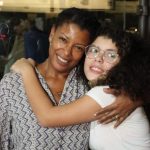 Thalma de Freitas e a filha Gaelle