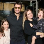 Maria Nunes, Gabriel Braga Nunes, Isabel Nascimento Silva e Valentina Nunes