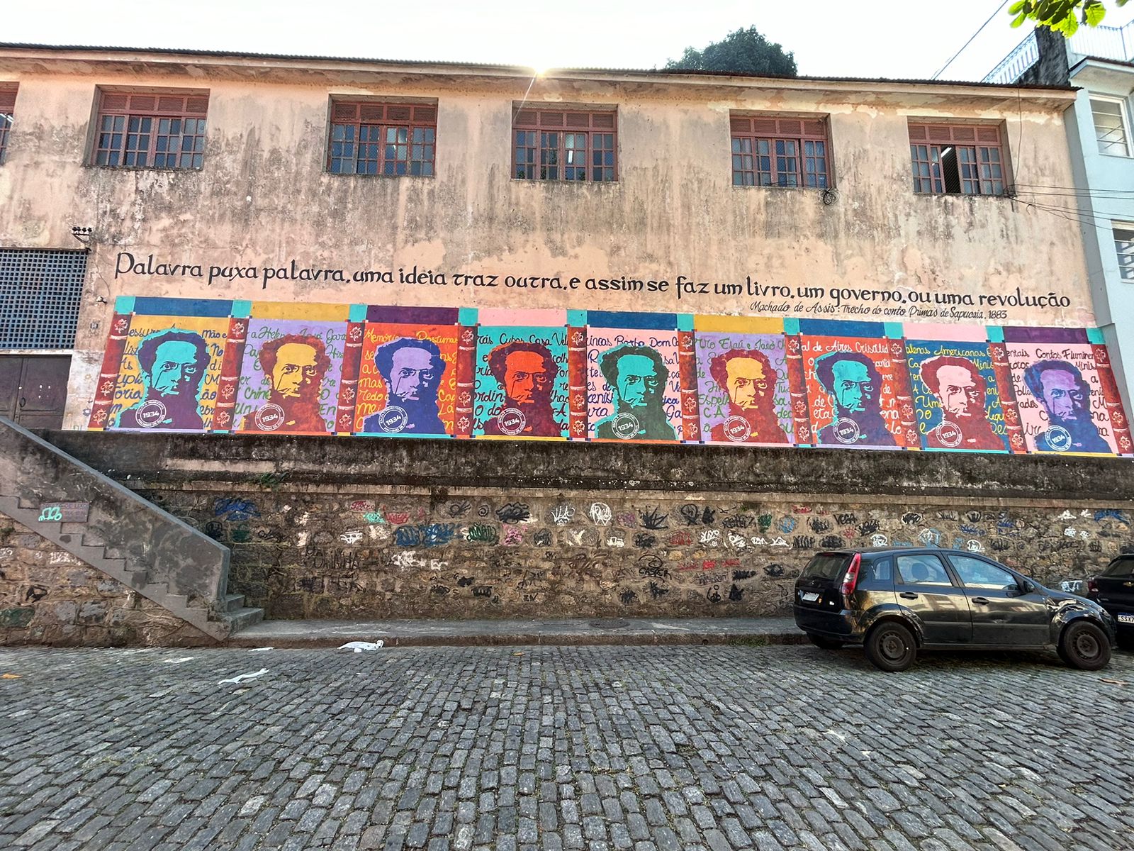 Mural Machado de Assis_Santa Teresa_foto Guga Bruno