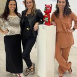 Vicky Notari entre Fernanda Botelho e Sabrina Corrêa