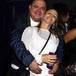 O casal Daniela Lux e Léo Jaime