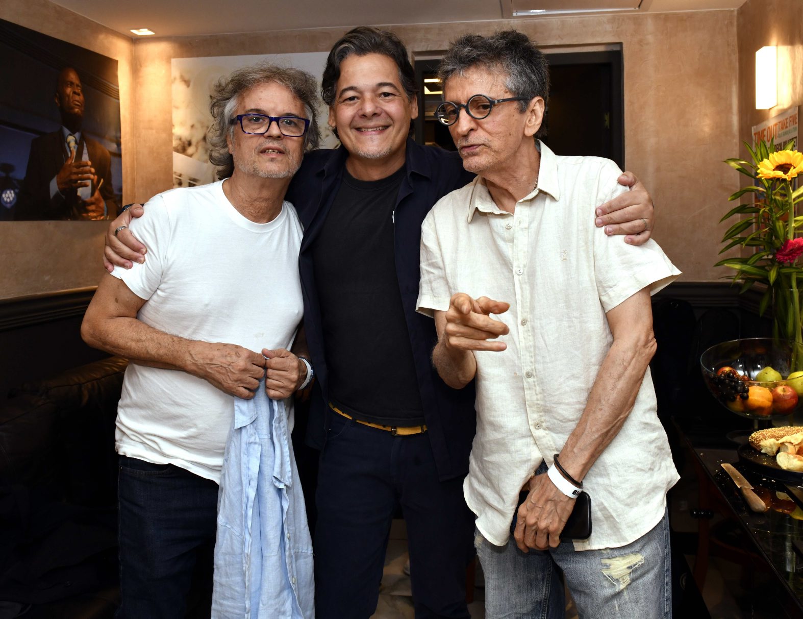 Dadi Carvalho, Zé Marcio Alemany e Vinícius Cantuária
