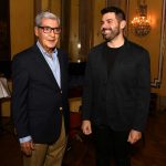 Sergio Costa e o maestro Carlos Sarria