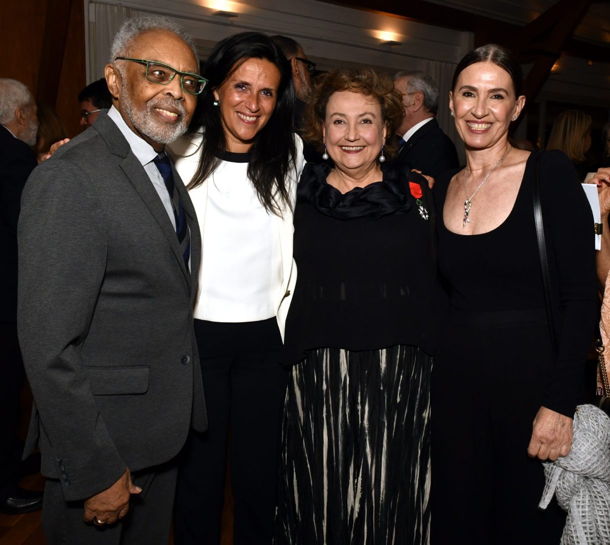 Gilberto Gil, Chrysoula Zacharopoulou, Margareth Dalcolmo e Flora Gil
