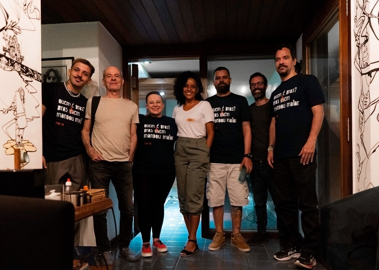 Gibson Moraes, Ney Matogrosso, Isabela Sultani, Nailena Maika (Produtora Janela Capacete), Vitor Pirralho, Pedro Richaid e Yuri Queiroga