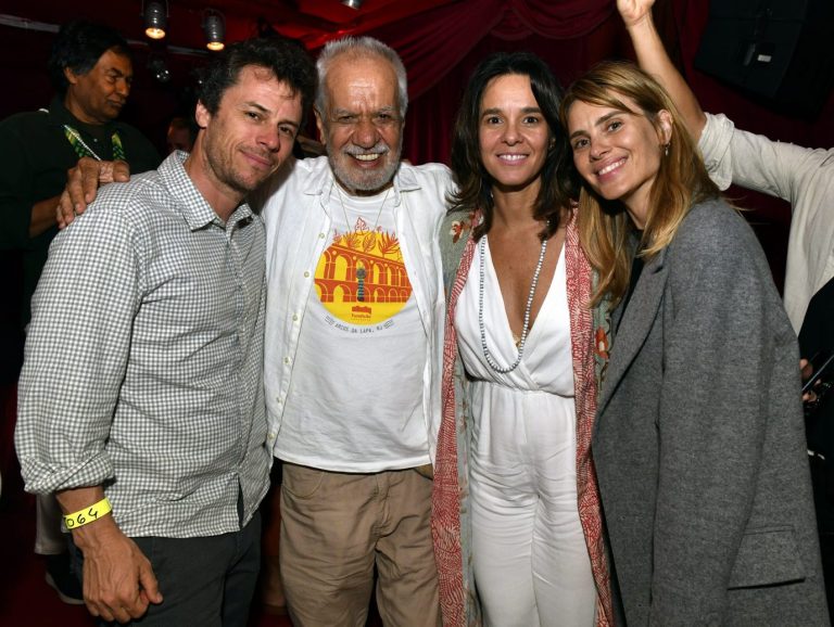 Tiago Worcman, Perfeito Fortuna, Maria Fortuna e Carolina Dieckmann