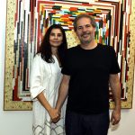 O casal Renata Castro e Silva e Alexandre Roesler