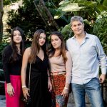 Elisa las Heras, Rafaela Paula las Heras e Alex Lago