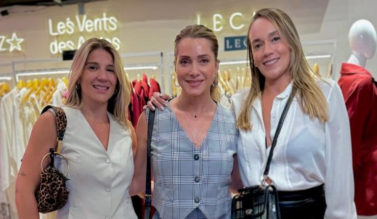 Letícia Spiller junto com as sócias da agência MultiClipping, Juliana Amorim e Luiza Malt