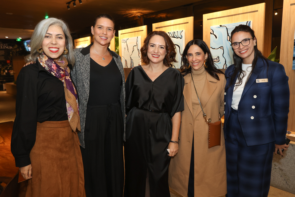 Marcela Soares, Jeannine, Ana Coutinho, Christiane Laclau e Marina