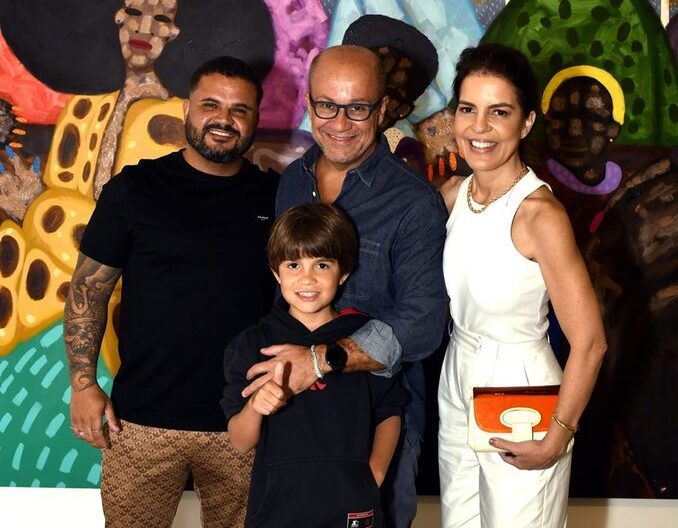 _DSC3977 Rafael Baron , Guilherme Schller , Mariana Gross e Antonio - Exposição RAFAEL BARON - SET 2024 - CG