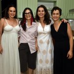 Ana Stewart, Glaucia Leme, Leila Bittencourt e Celina Portella