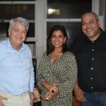 André Hazan,Savana Figueiredo e o presidente da Suderj Marcos Santos