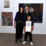 Cecília Fortes , João Falcão e seu filho Joaquim