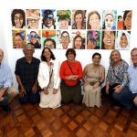 _DSC6523 Fernanda Leme com seus amigos da Faculdade de Arquitetura - Exposição FERNANDA LEME - OUT 2024 - CG