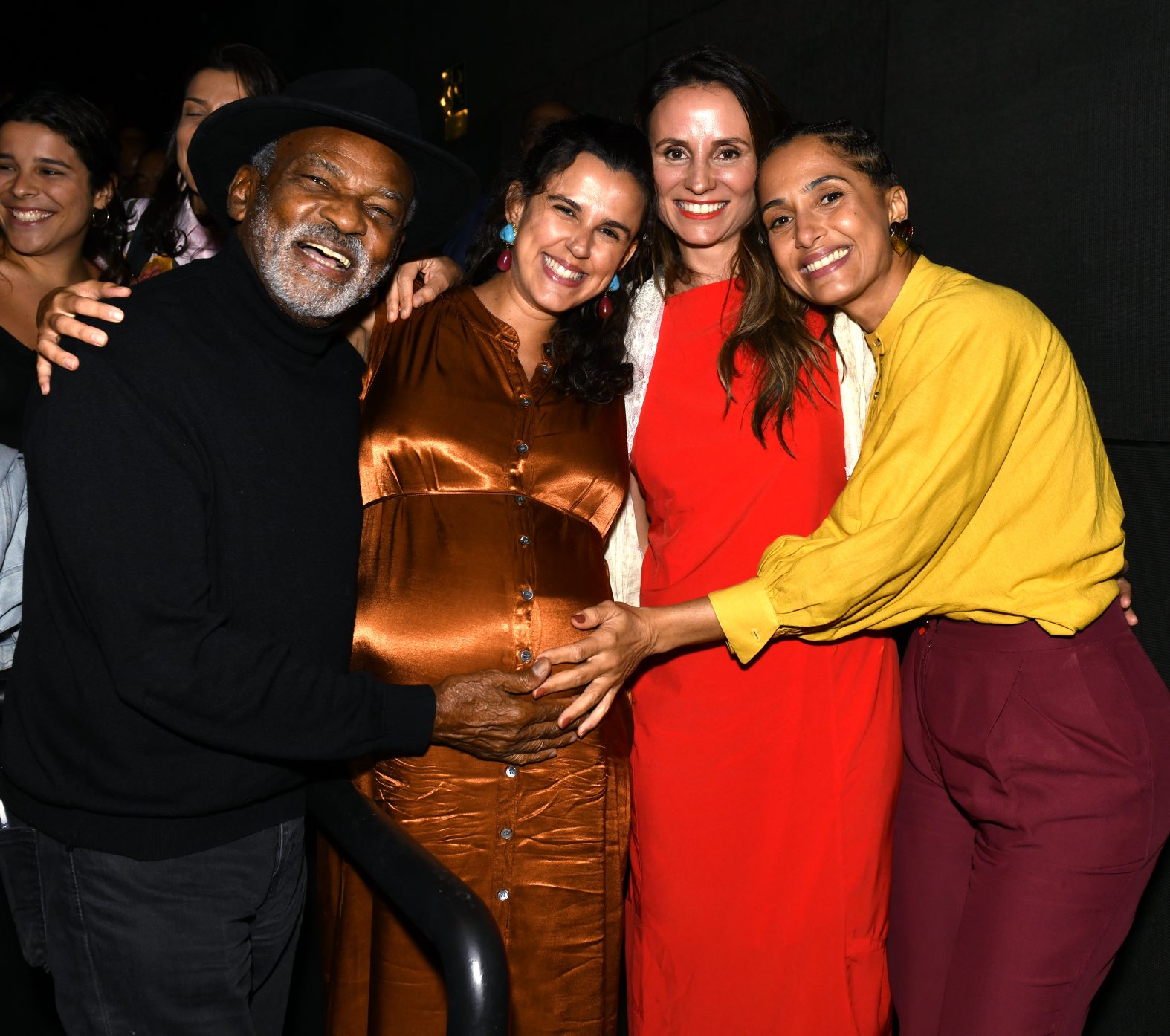 Antônio Pitanga, Alessandra Orofino, Petra Costa e Camila Pitanga