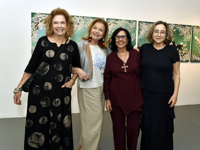 Ira Etz, Laura Bornier , Denise Araripe e Sandra Birman - Exposição SENTADA EM BANCO ESPLÊNDIDO - OUT 2024 - CG