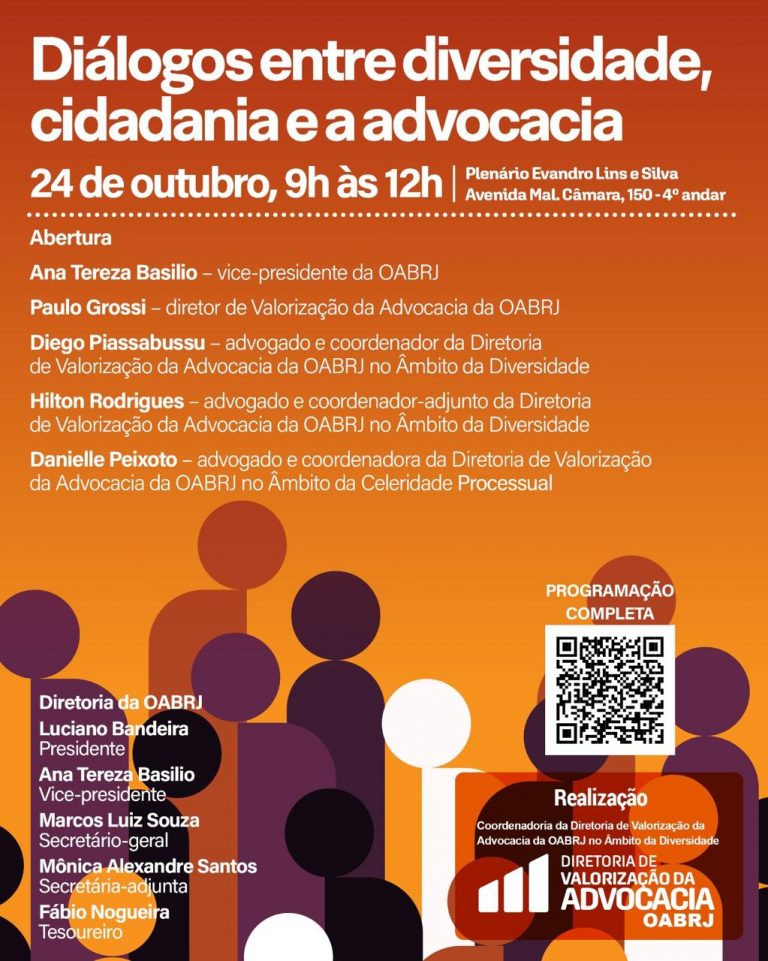 Ana Tereza Basílio Abre Seminário da OAB-RJ com Tema de Diversidade e Cidadania