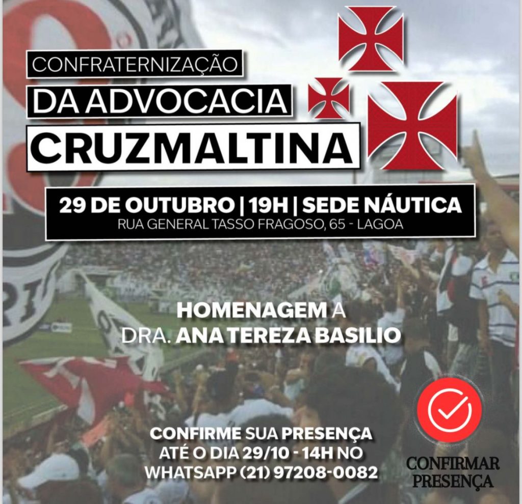 Homenagem da Advocacia cruz-maltina