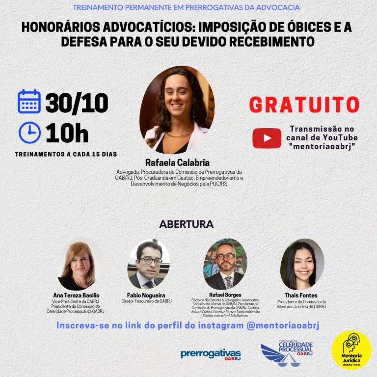 Treinamento Permanente em Prerrogativas da Advocacia