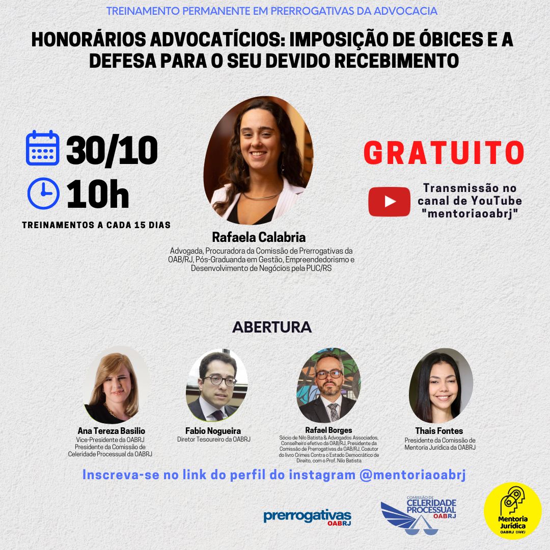 Treinamento Permanente em Prerrogativas da Advocacia