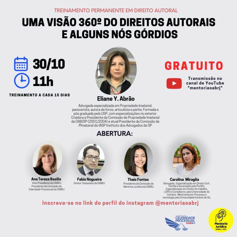 Treinamento Permanente em Direito Autoral