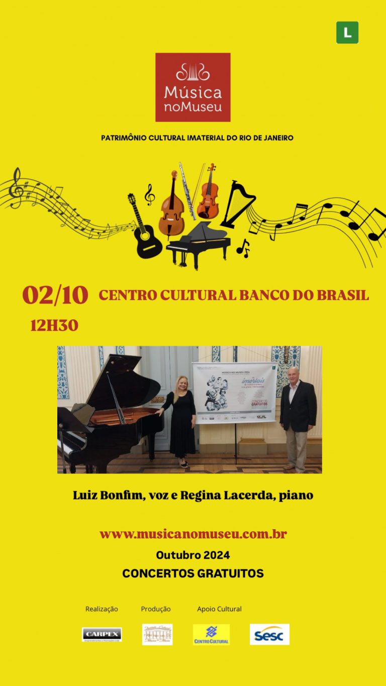 Concerto de Luiz Bomfim e Regina Lacerda no Centro Cultural Banco do Brasil