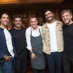 Flávio Sarahyba, Gustavo Mariath, Chef Marco Renzetti, Thiago Magalhães e Marcos Werneck