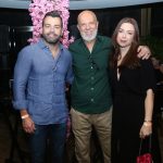 Fernando Paciello entre Ricardo Petta e Antonella Paciello