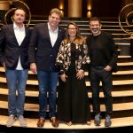 Cicão Chies, Alexandre Accioly, Janja Silva e Abel Gomes