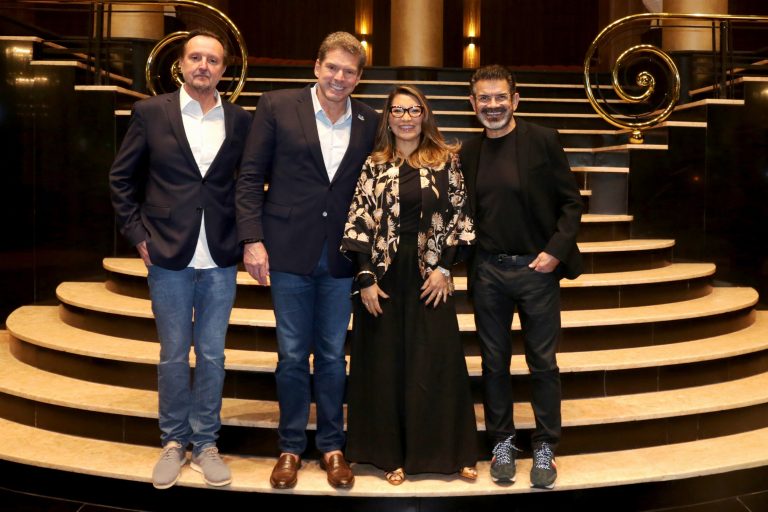 Cicão Chies, Alexandre Accioly, Janja Silva e Abel Gomes