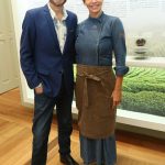 Alexandre Murucci e a chef Carolyna Vaz