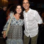 O casal Tetê e Léo Haus