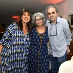 Sandra Sanches , Marcia Vieira e Ancelmo Góis