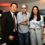 Bruno Kim , Ancelmo Góis e Ana Cláudia Guimarães