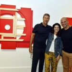 Gustavo e Flavia Mendes e Ricardo Kimaid