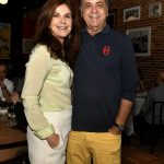 O casal Lenise Figueiredo e Catito Peres