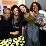 Flavio Marinho , Luciana Braga e sua filha Isabel Castello e Liliane Secco