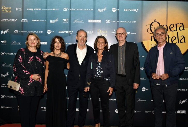 Giliane Coeurderoy , Emmanuelle e Christian Boudier , Anne Sophie , Jean -Christophe Gilbert e Hervé Le Gavrian