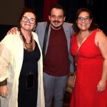 Denise Escudeiro , Alexandre Santini e Elaine Moreira