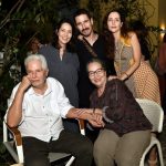 Antonio Augusto Fontes e Bazinha com os filhos - Beatriz Pellegrino , André e Catarina Fontes