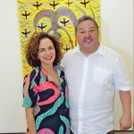 rosa moreira e artista geraldo rosales