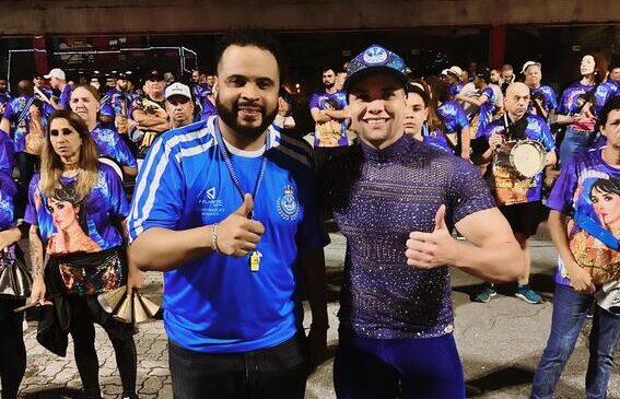 Bruno e o Mestre Thiago Praxedes