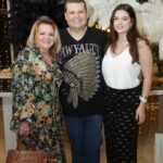 Carlos Lamoglia entre Gloria Salomão e Geovana Salomão